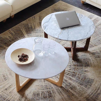OTIS Round Marble Coffee Table