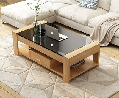 Modern Tempered Glass Coffee Table