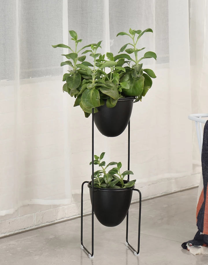 ABRUZZI Modern Double Pot Planter