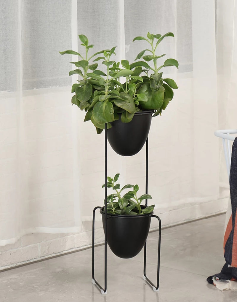 ABRUZZI Modern Double Pot Planter