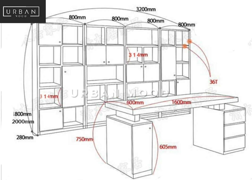 GAVIN Modern Library Bookshelf