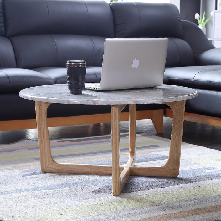 OTIS Round Marble Coffee Table