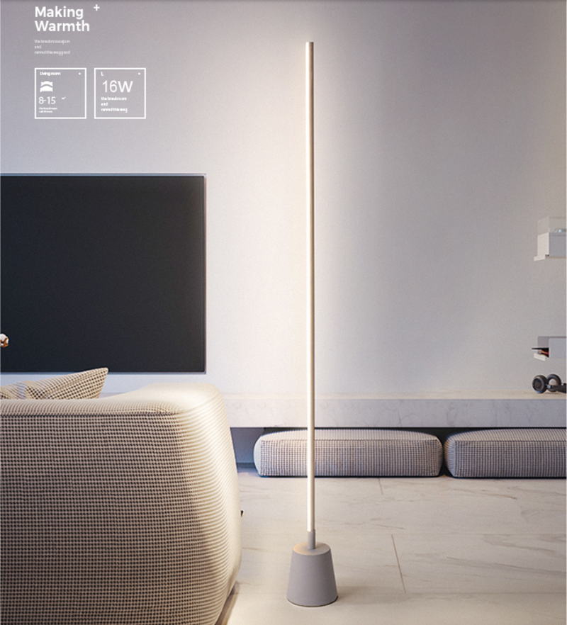 PACO Contemporary Minimalist LED Light Sabre Standing Lamp