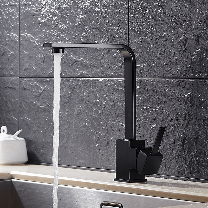 VERGIE Minimalist Black Tap Faucet