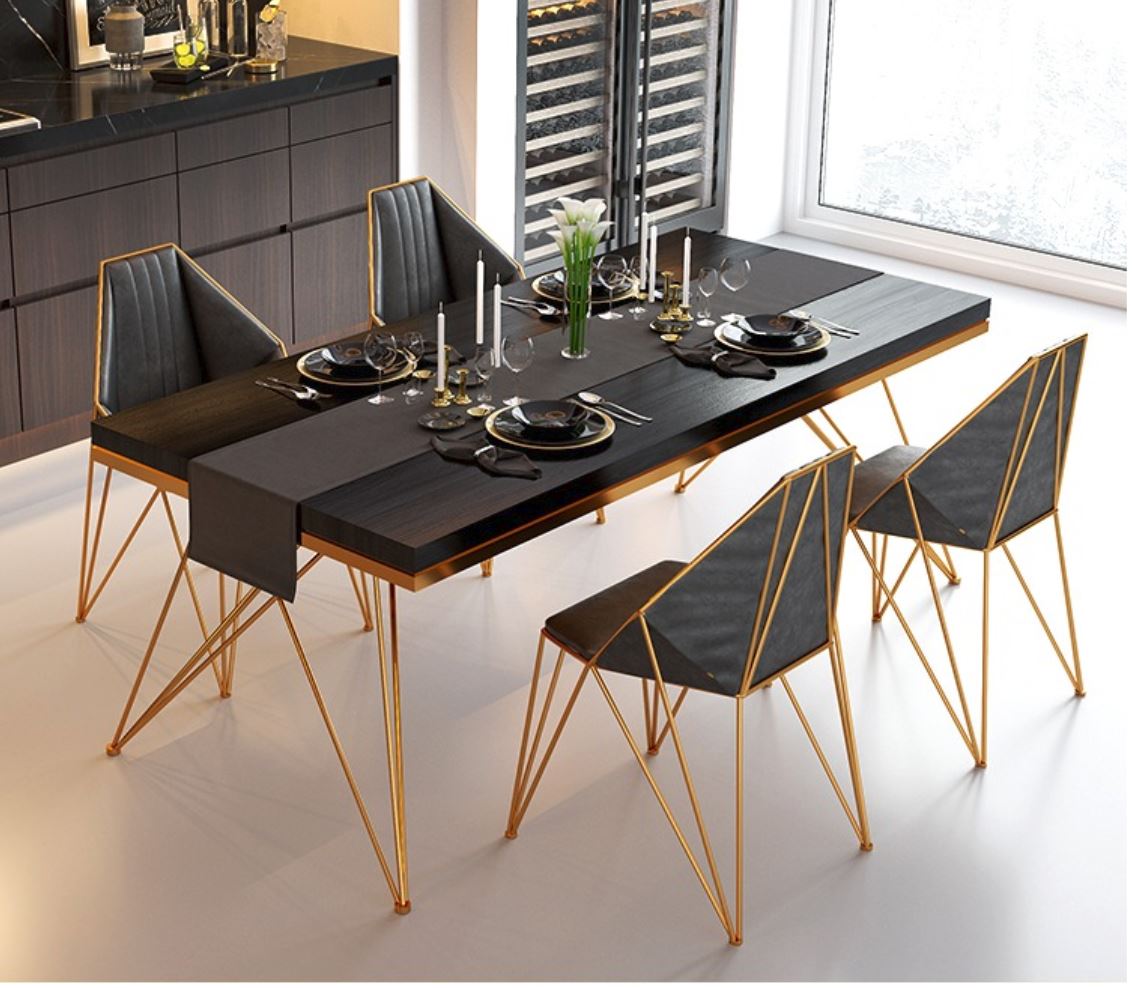 REGALE Modern Leather Dining Chair – Urban Mood