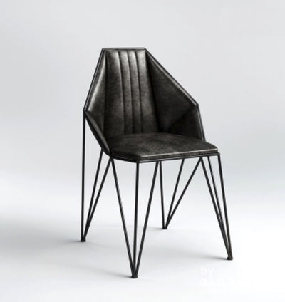 REGALE Modern Leather Dining Chair