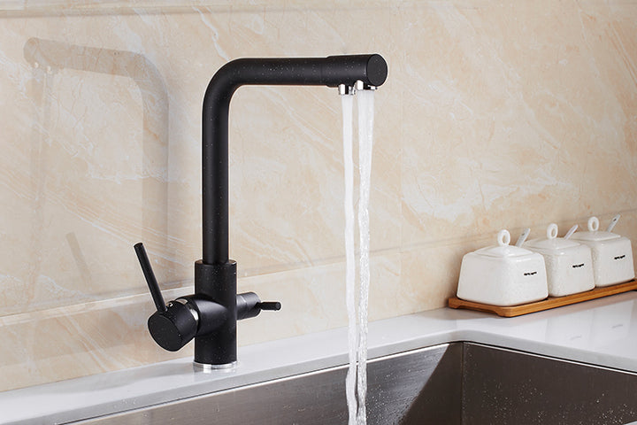 URI Minimalist Matte Black/Nude Tap Faucet