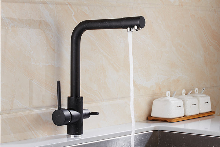 URI Minimalist Matte Black/Nude Tap Faucet