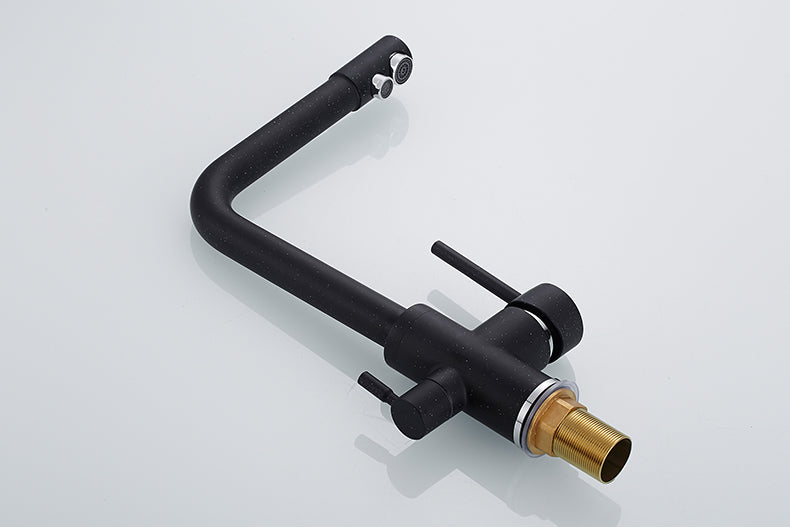 URI Minimalist Matte Black/Nude Tap Faucet