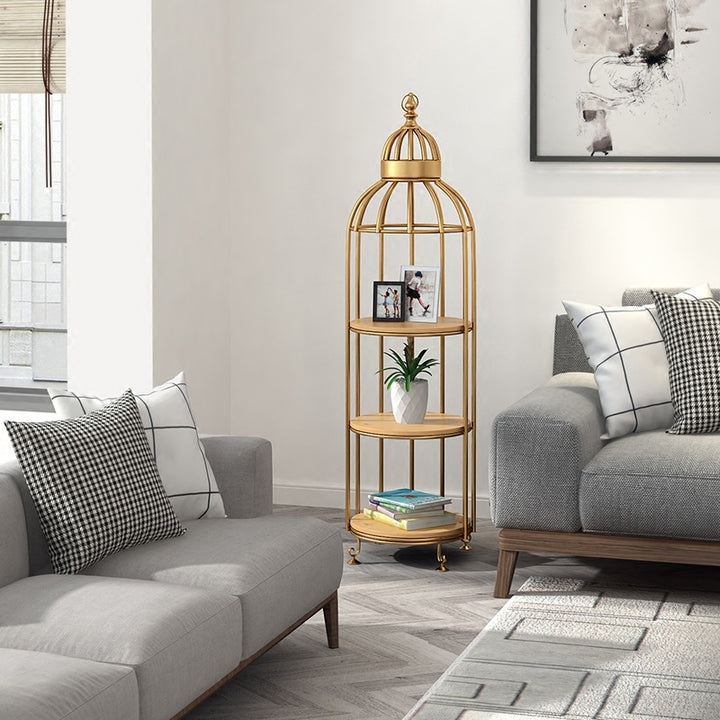 Quirky Modern Bird Cage Display Shelf