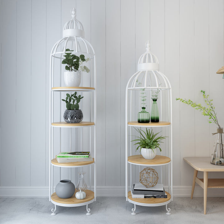 Quirky Modern Bird Cage Display Shelf