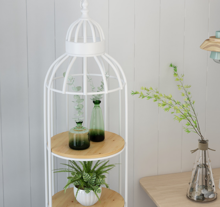 Quirky Modern Bird Cage Display Shelf