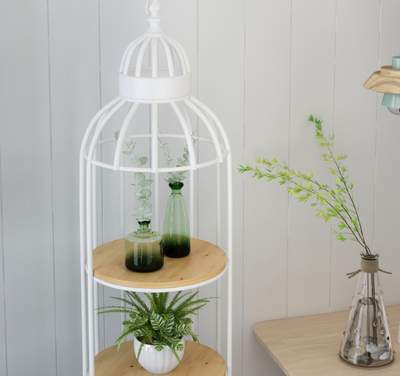 Quirky Modern Bird Cage Display Shelf