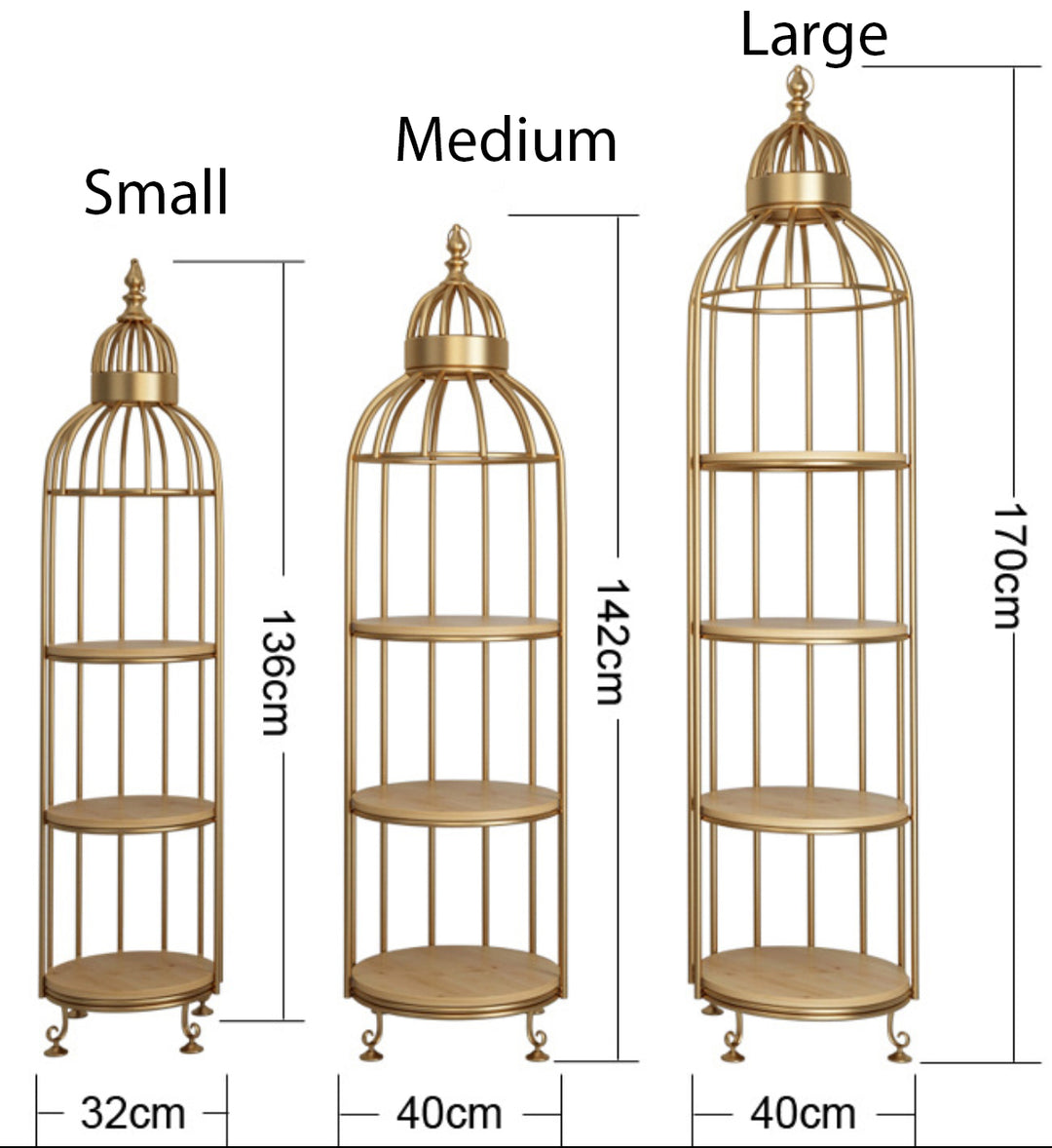 Quirky Modern Bird Cage Display Shelf