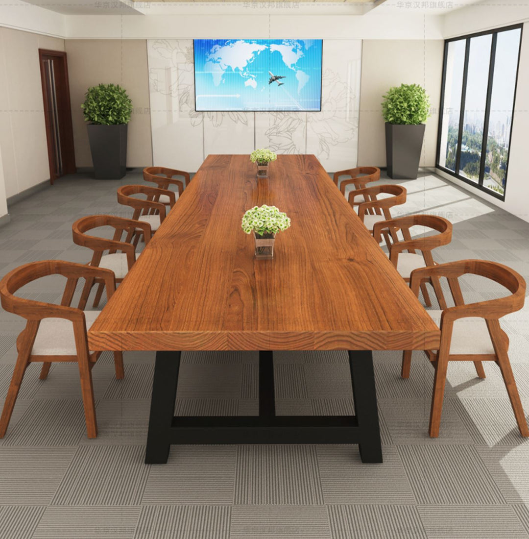 SHUBEL Solid Wood Conference / Dining Table