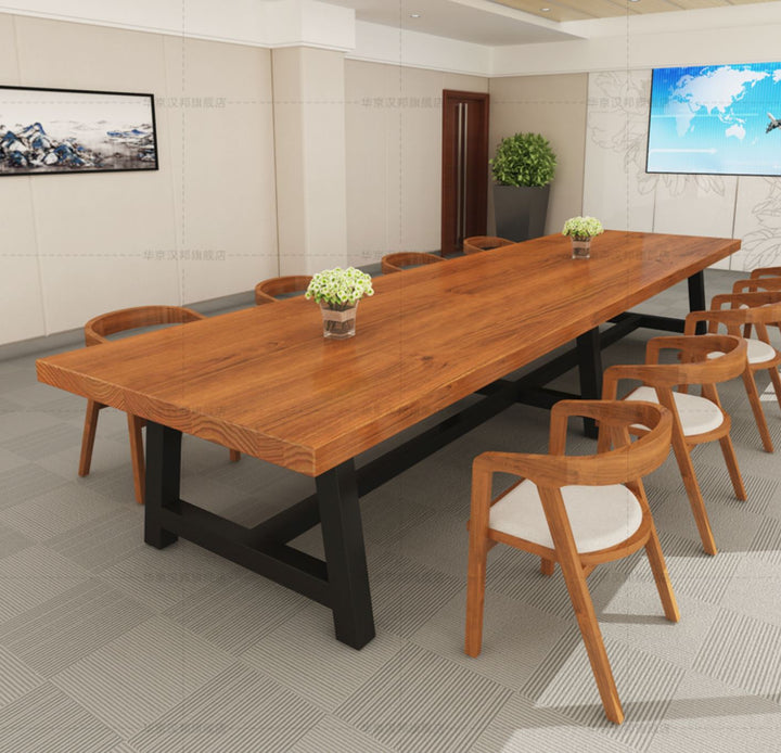 SHUBEL Solid Wood Conference / Dining Table