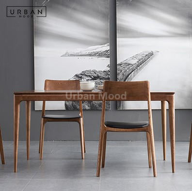 Premium | ADELINE Solid Wood Dining Table