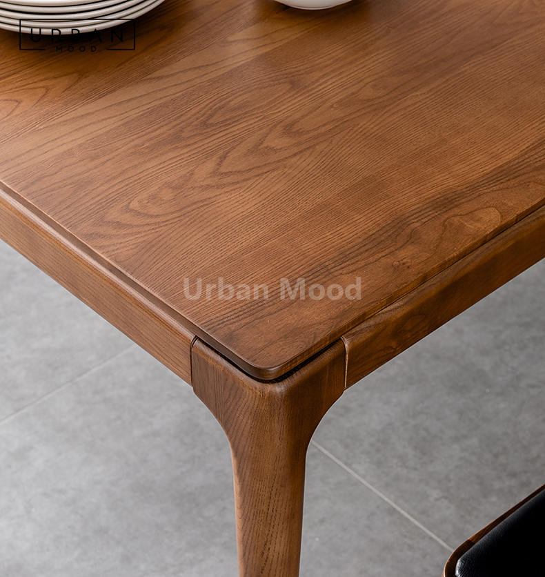 Premium | ADELINE Solid Wood Dining Table