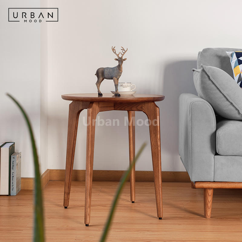 Premium | LINK Solid Wood Side Table