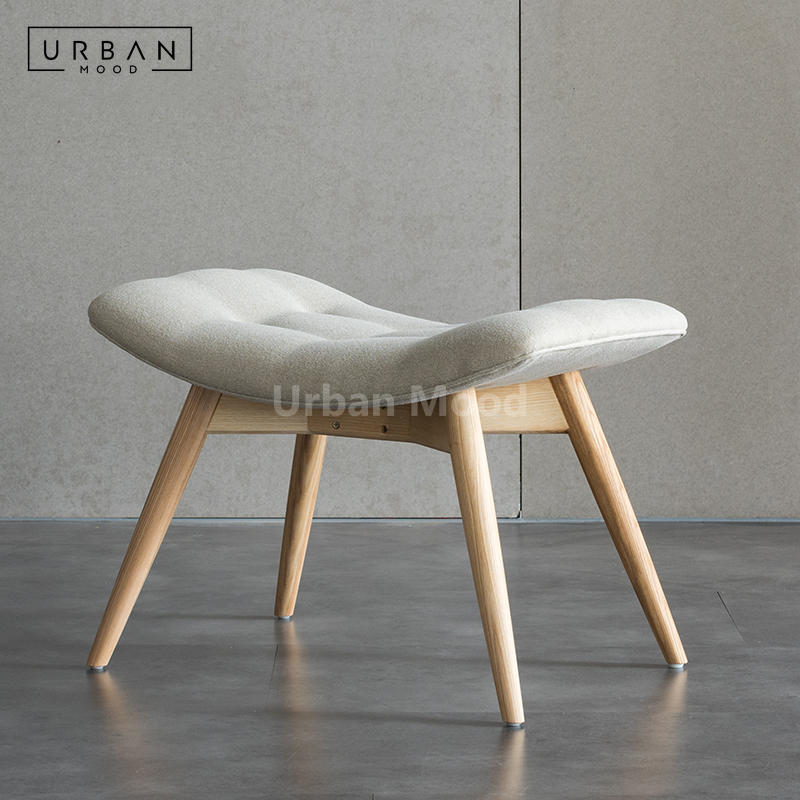 Premium | CODDLE Solid Wood Fabric Stool