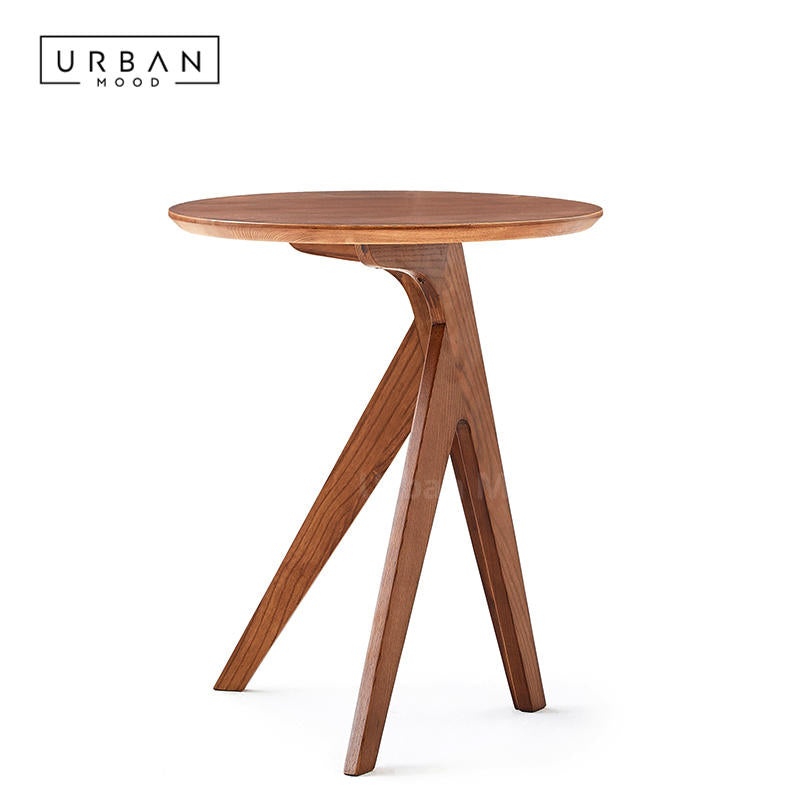 Premium | WICKEN Solid Wood Side Table