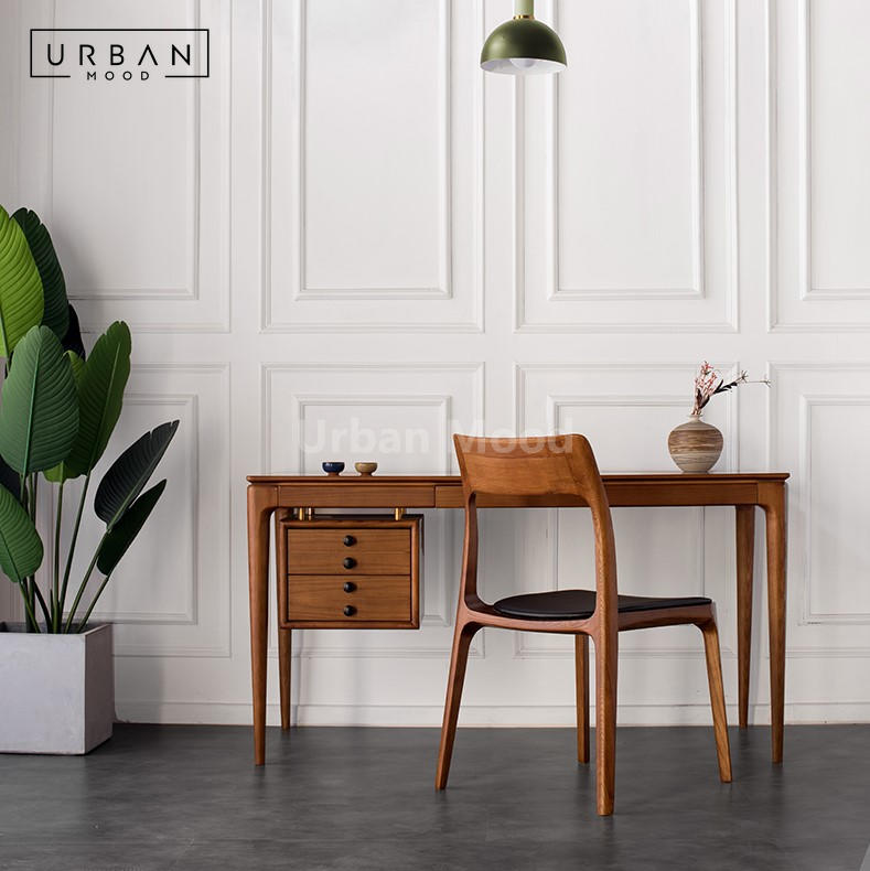 Premium | CONSERVE Solid Wood Study Table and Chair