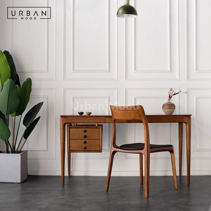 Premium | CONSERVE Solid Wood Study Table and Chair