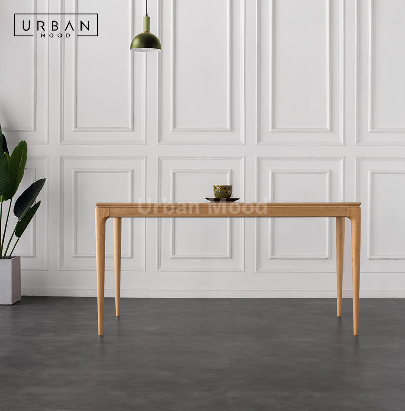 Premium | ADELINE Solid Wood Dining Table