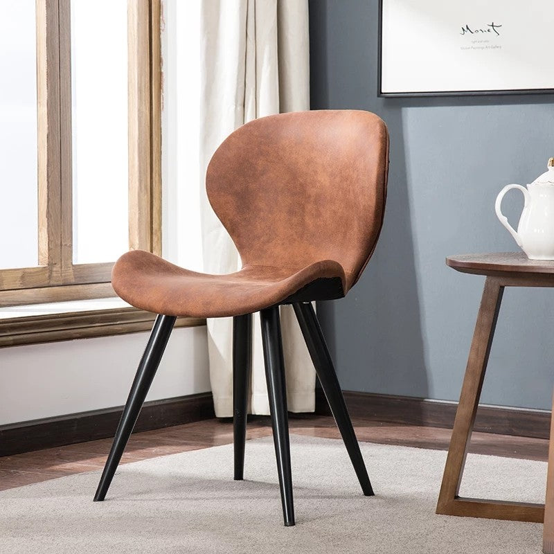 MCKAY Contemporary Faux Leather Dining Chair