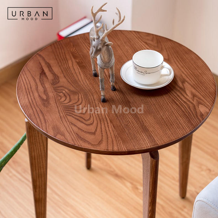 Premium | LINK Solid Wood Side Table