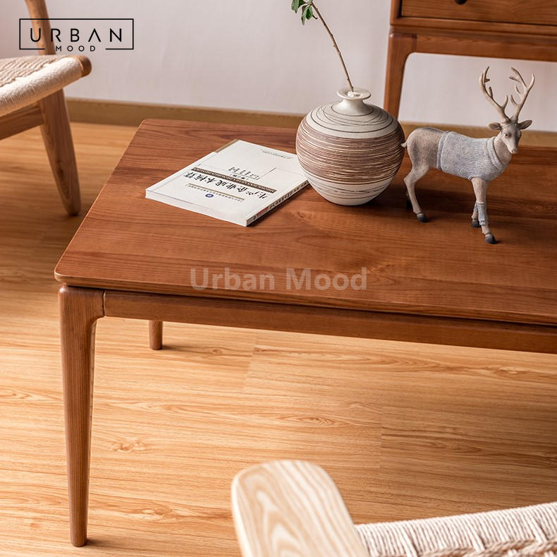 Premium | DELLIE Solid Wood Coffee Table