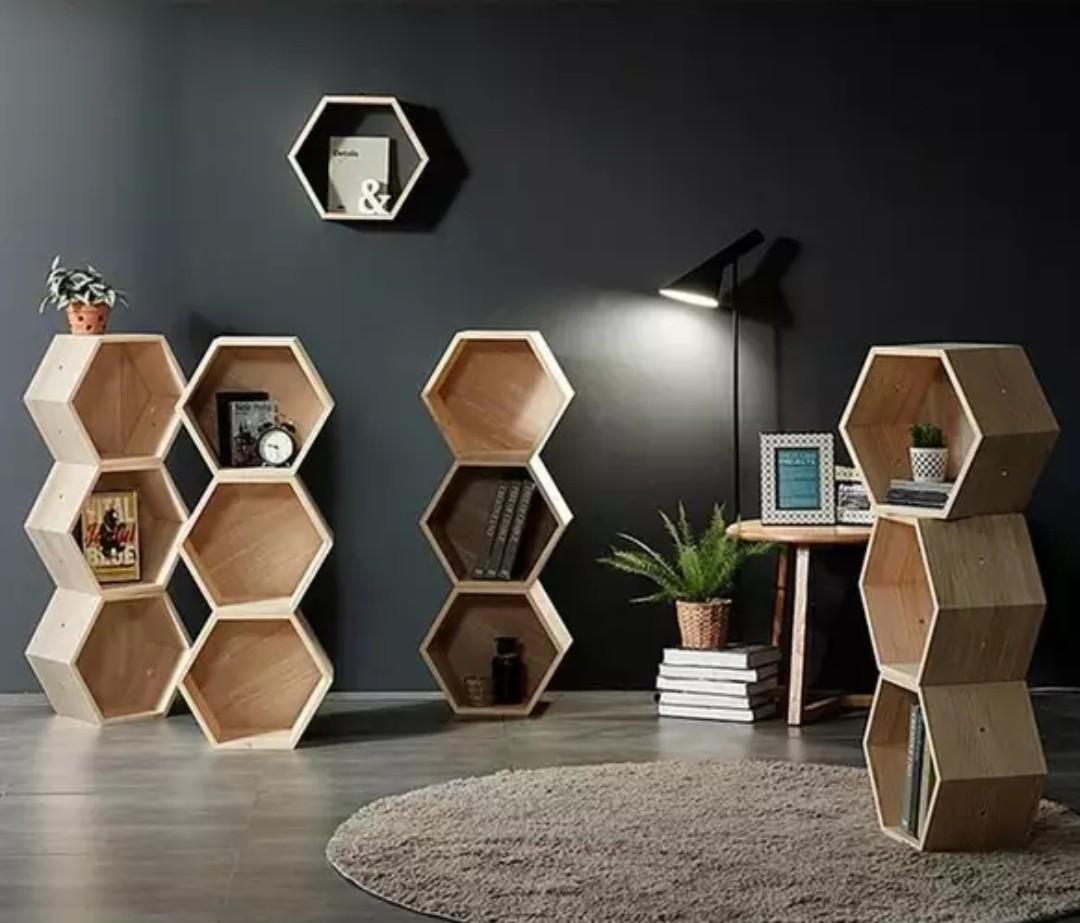 ABEL Honeycomb Wall Display Shelf