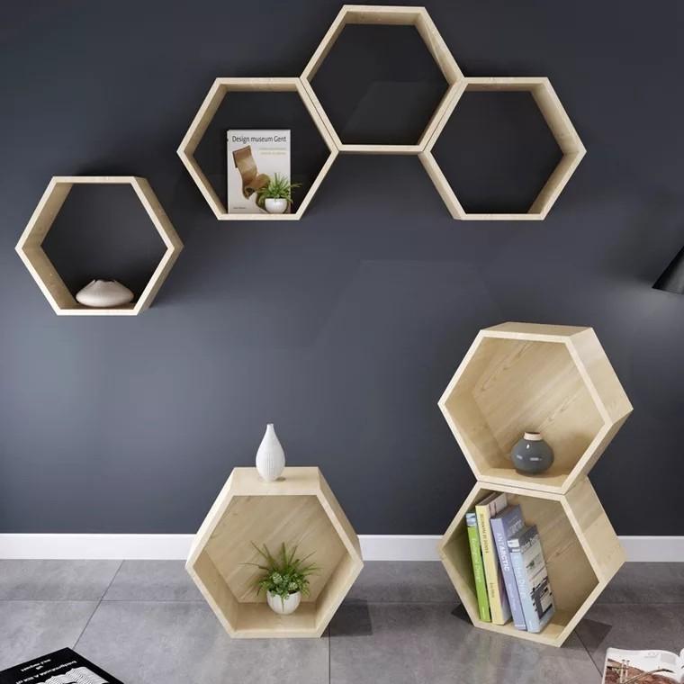 ABEL Honeycomb Wall Display Shelf