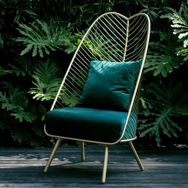 ADELIA Contemporary Velvet Leisure Chair