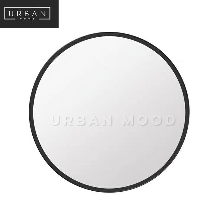 AERIS Modern LED Round Wall Mirror