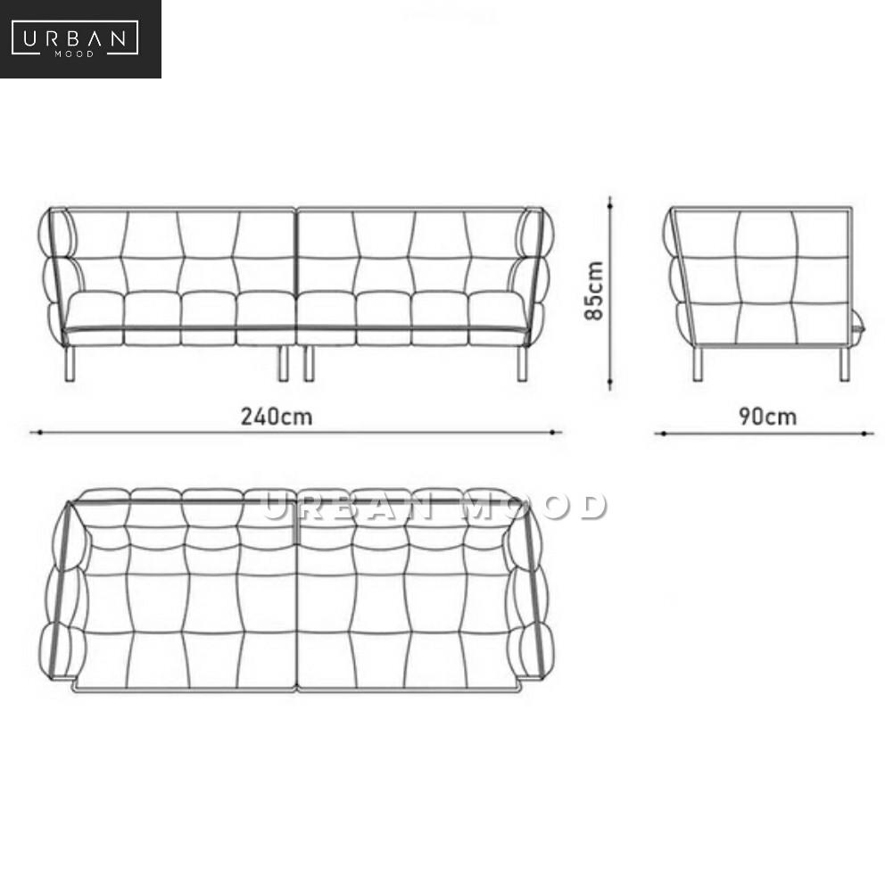 ALSON Modern Fabric Sofa