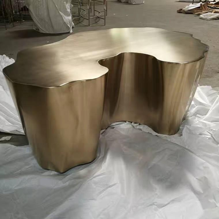 AMICA Chrome Gold Coffee Table