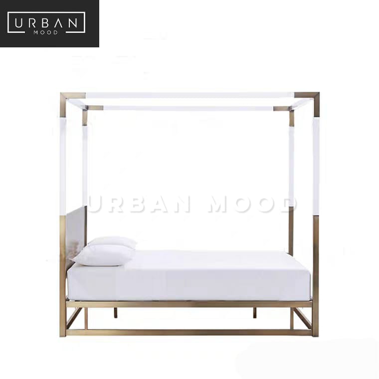 ANTHRO Modern Acrylic Canopy Bedframe