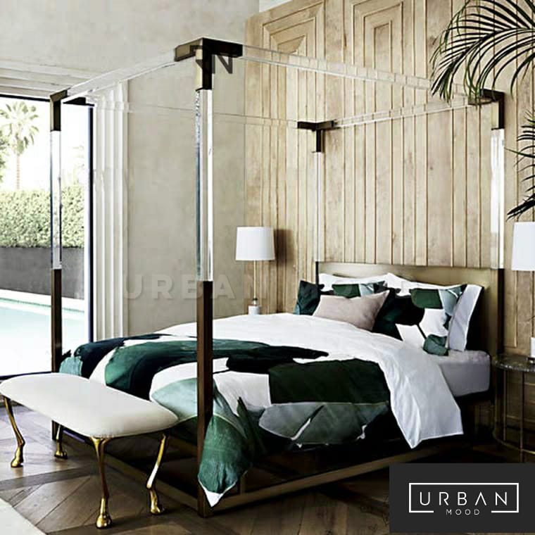 ANTHRO Modern Acrylic Canopy Bedframe – Urban Mood