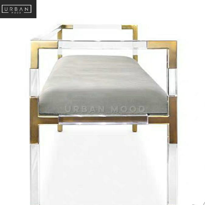 ANTHRO Modern Acrylic Ottoman Bench