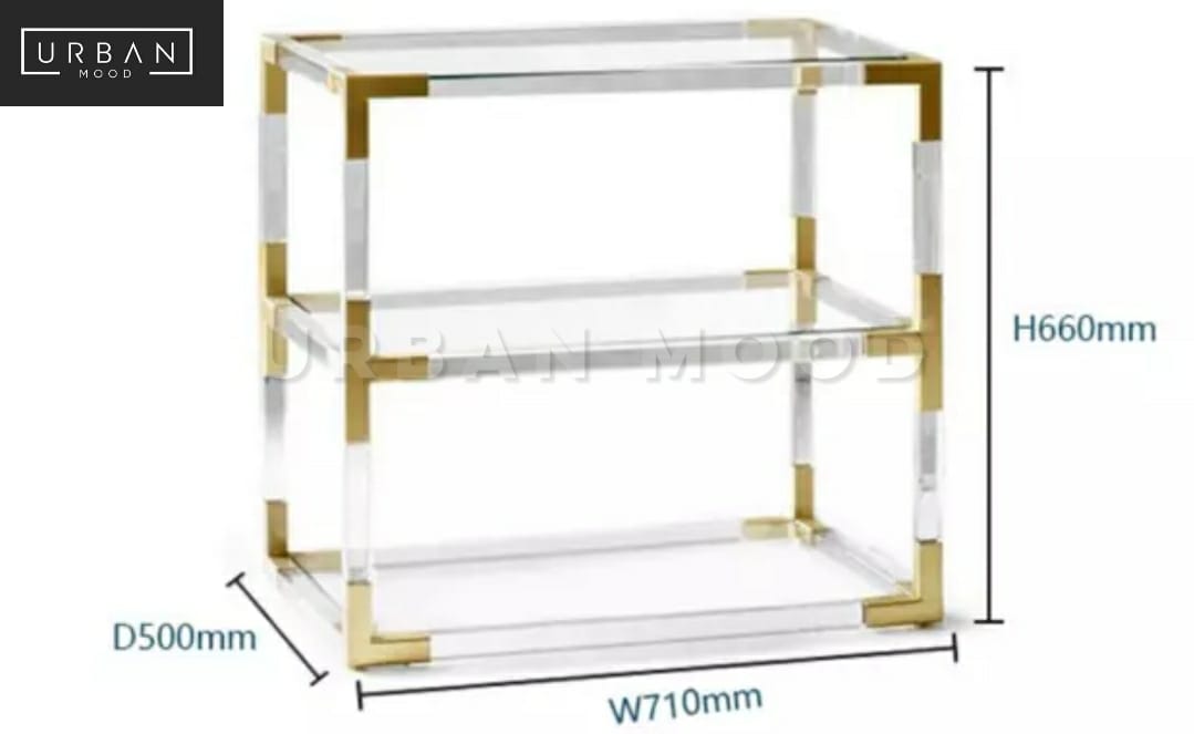 ANTHRO Modern Acrylic Side Table