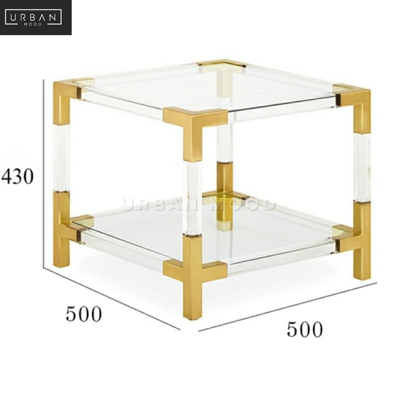 ANTHRO Modern Acrylic Side Table