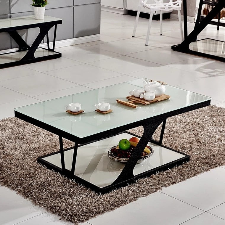 ANWELL Z Tempered Glass Top Coffee Table – Urban Mood