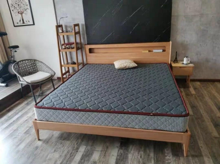 (Ready To Ship) ATLAS Multimedia Solid Wood Bedframe