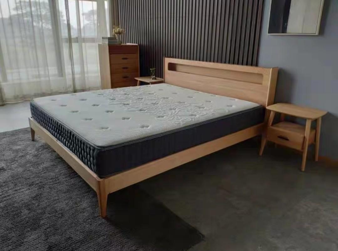 ATLAS Multimedia Solid Wood Bedframe