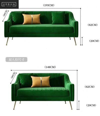 ALLIE Modern Velvet Sofa