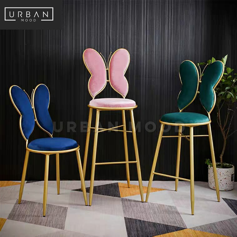 ANGELTAIL Modern Butterfly Wings Dining / Bar Chair