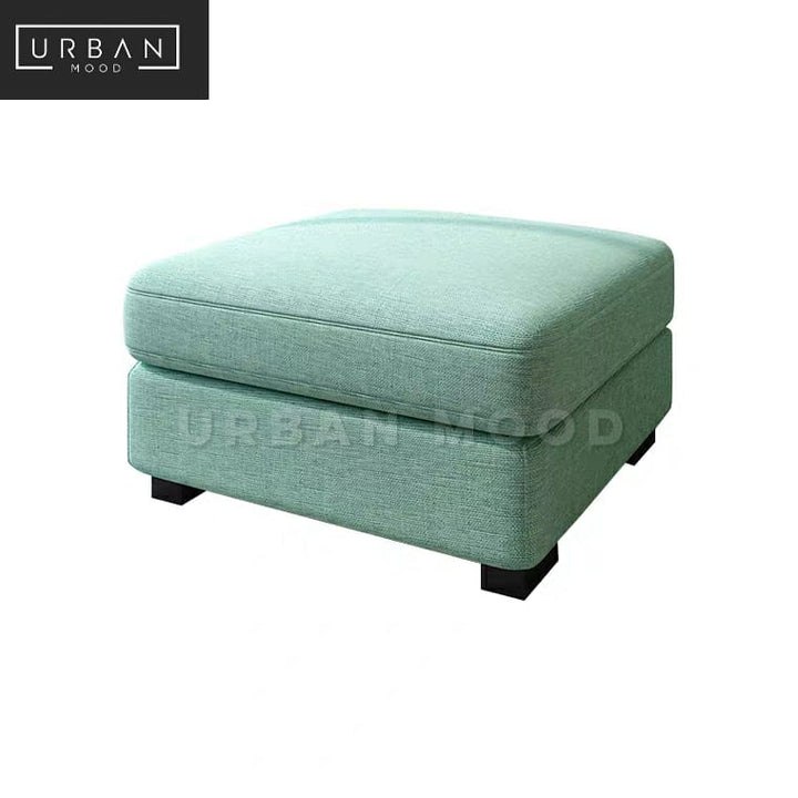 ATOM Modern Fabric Ottoman