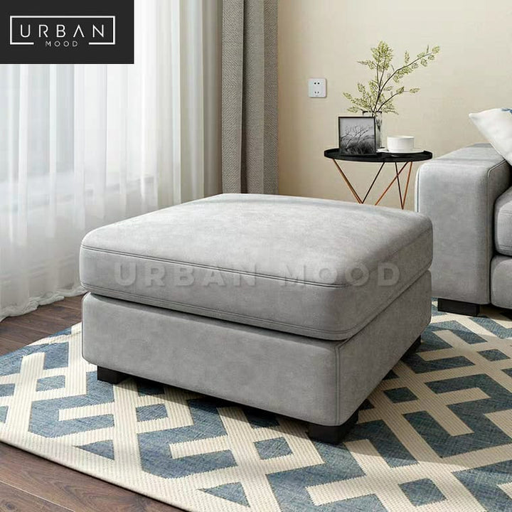 ATOM Modern Fabric Ottoman