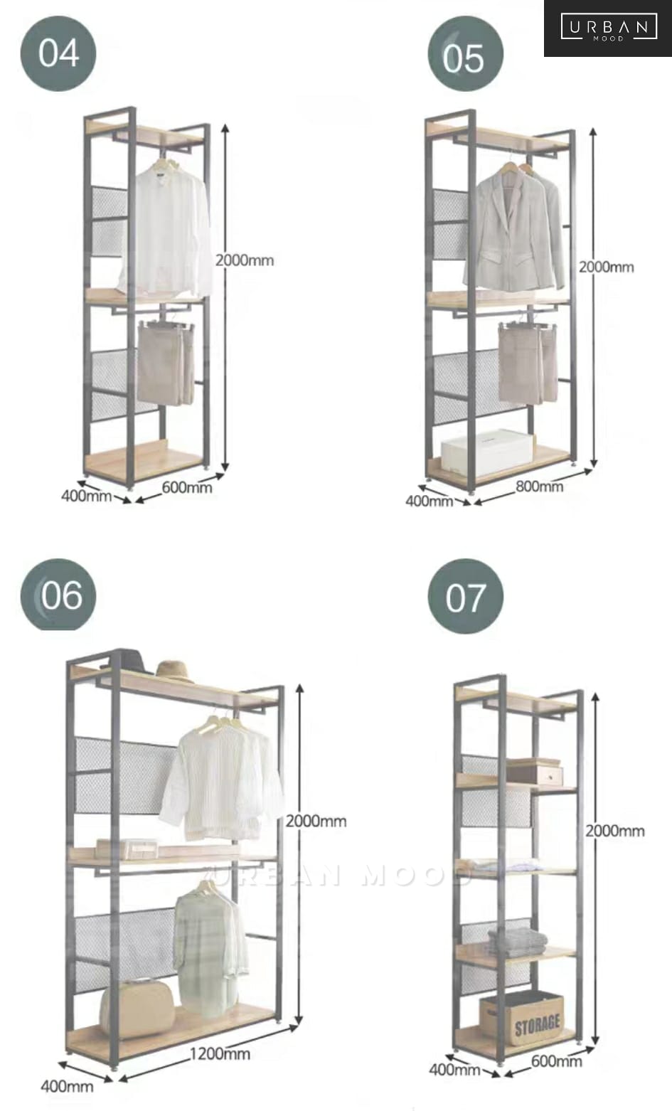 AVANTE Open Concept Wardrobe